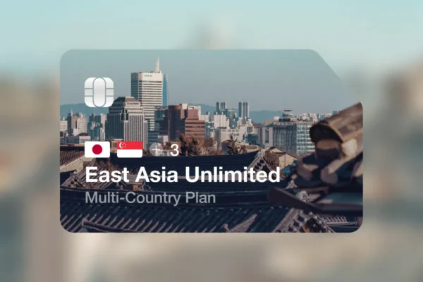 eSIM East Asia Unlimited