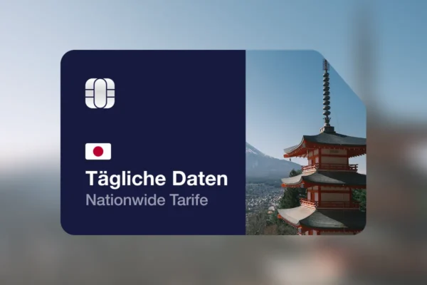 eSIM Japan Tägliche Datenvolumen