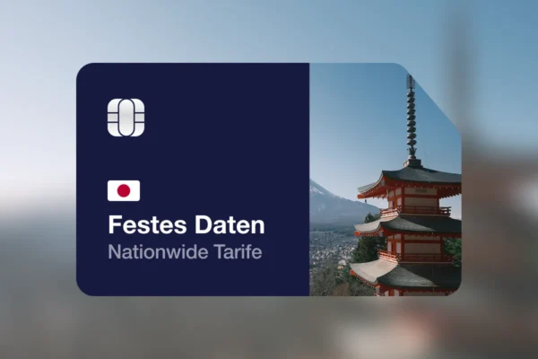 eSIM Japan Festes Datenvolumen