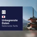 eSIM Japan Unbegrenzte Datenvolumen
